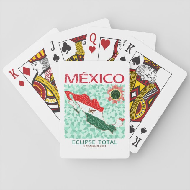 Mexico Total Eclipse Playing Cards (Back)