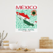 Mexico Total Eclipse Poster (Kitchen)
