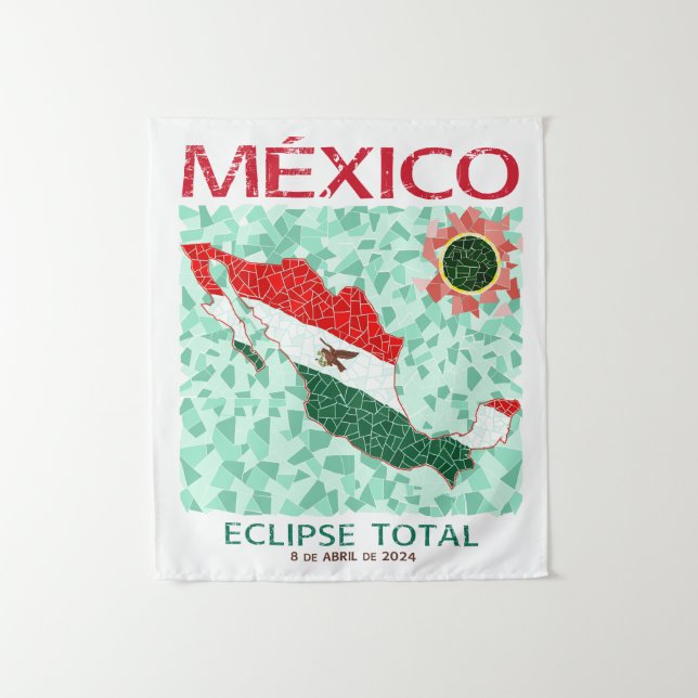Mexico Total Eclipse Tapestry (Front)