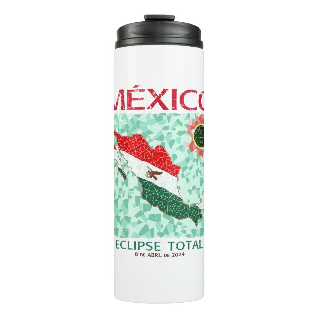 Mexico Total Eclipse Thermal Tumbler (Front)