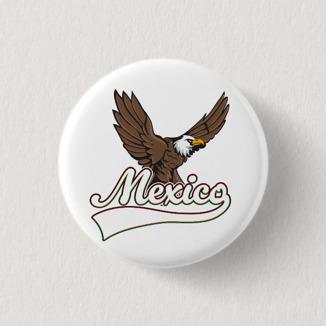 Mexico Travel logo Button (Front)