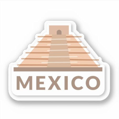 Mexico Travel Vinyl Sticker