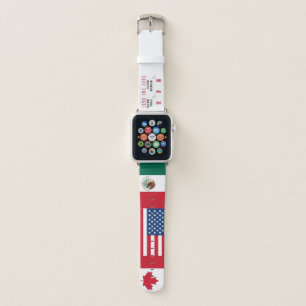 Mexico USA Canada 2026 Match Days Apple Watch Band