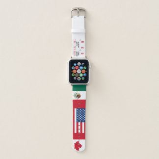 Mexico USA Canada 2026 Match Days Apple Watch Band