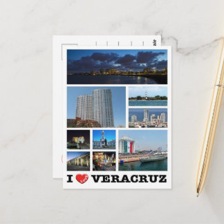 Mexico - Veracruz - I Love - Postcard