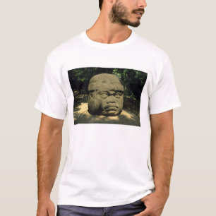 Mexico, Villahermosa, giant Olmec head, La Venta T-Shirt