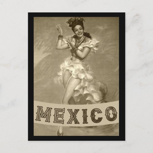 MEXICO Vintage Art _ Travel _   Postcard