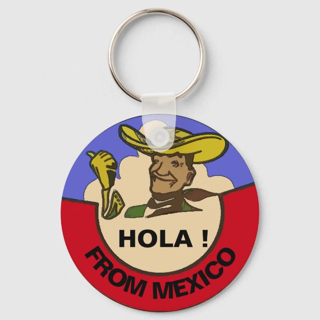 MEXICO Vintage Keychain (Front)