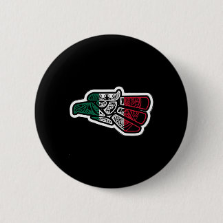 Mexico Vintage Mexican Flag Pride Hecho En Mexico Button