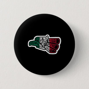 Mexico Vintage Mexican Flag Pride Hecho En Mexico Button