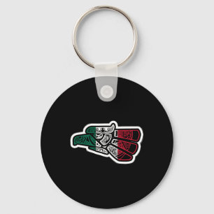 Mexico Vintage Mexican Flag Pride Hecho En Mexico Keychain