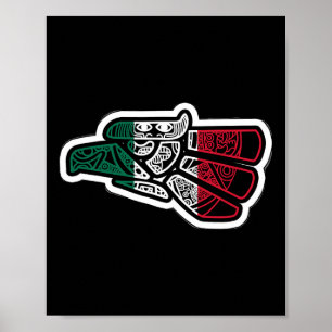 Mexico Vintage Mexican Flag Pride Hecho En Mexico Poster