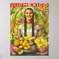Mexico Vintage Poster