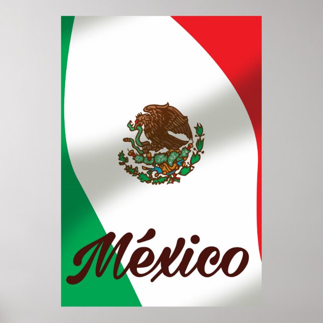 México Vintage style travel poster (Front)