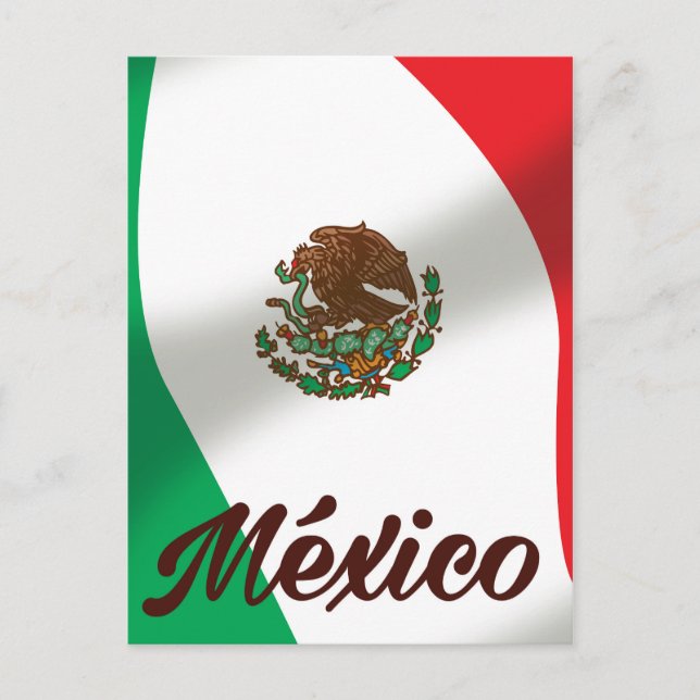 México Vintage style travel poster Postcard (Front)