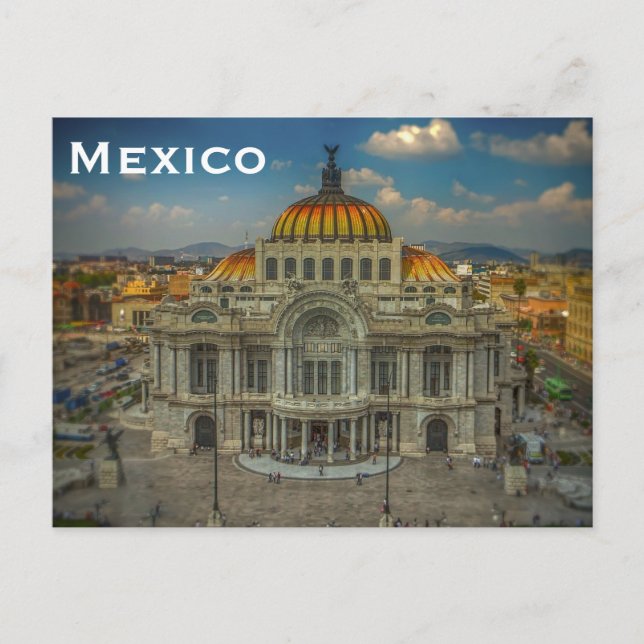 Mexico Vintage Tourism Travel Add Postcard (Front)