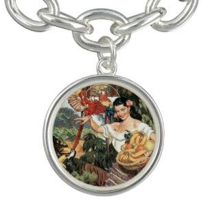 Mexico vintage travel charm / bracelet