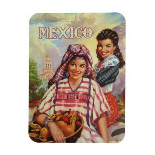 Mexico  Vintage Travel Magnet 