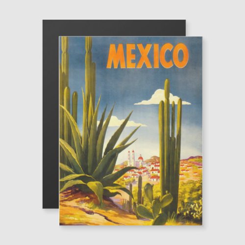 Mexico vintage travel Magnetic Card