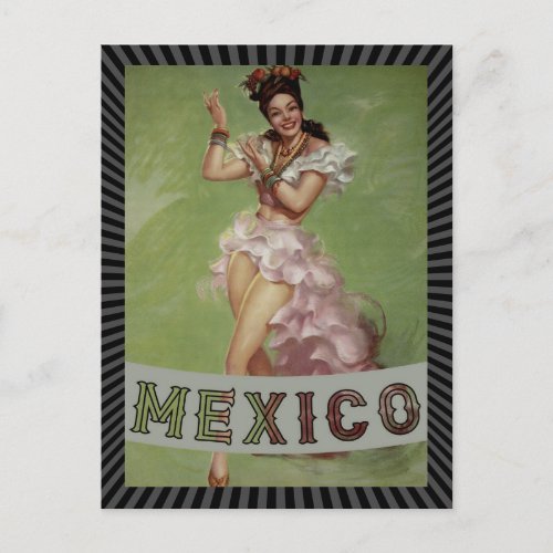 Mexico Vintage Travel Postcard