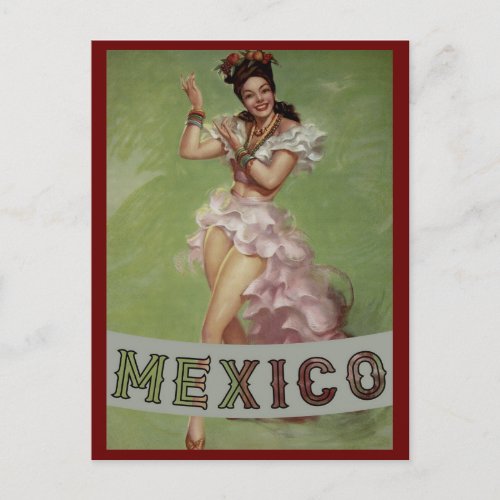 Mexico Vintage Travel Postcard