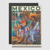 Mexico, vintage travel poster, (Front/Back)