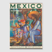 Mexico, vintage travel poster, (Front)