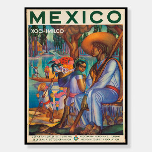 Mexico, vintage travel poster, foam board