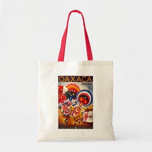 Mexico Vintage Travel Poster Tote Bag