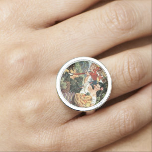 Mexico vintage travel ring