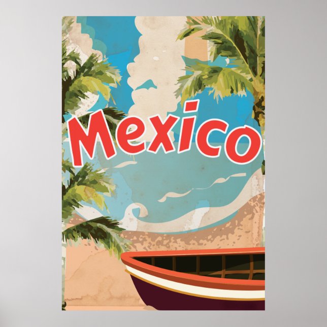 Mexico Vintage vacation Poster (Front)
