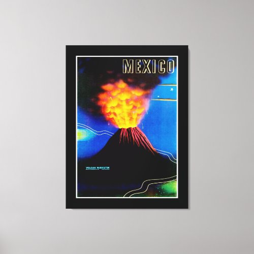 Mexico  Volcan Paricutin Canvas Print