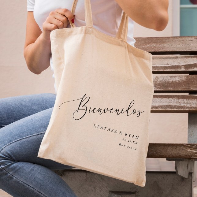 Mexico Wedding Tote Bienvenidos Welcome Tote Bags (Creator Uploaded)