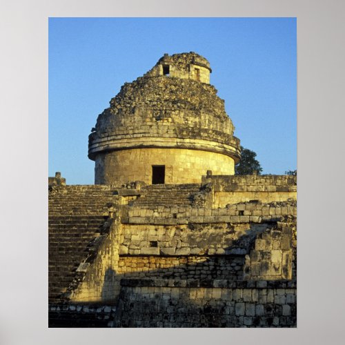 Mexico Yucatan Caracol astronomical Poster
