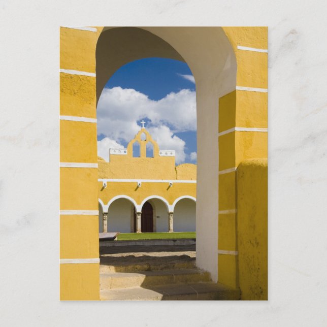 Mexico, Yucatan, Izamal. The Franciscan Convent 2 Postcard (Front)