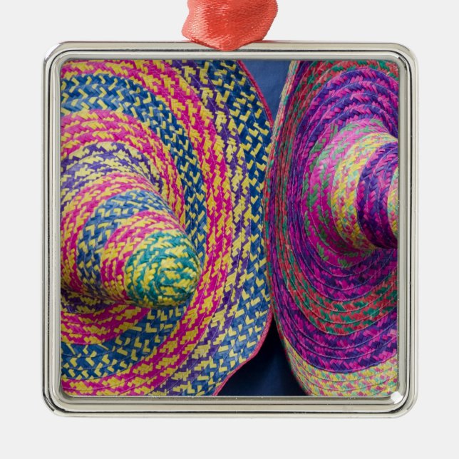 Mexico, Yucatan, Merida, traditional woven Metal Ornament (Front)