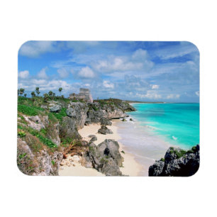 Mexico, Yucatan, Peninsula, Ruins Of Tulum, Mayan Magnet