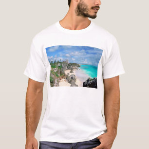 Mexico, Yucatan, Peninsula, Ruins Of Tulum, Mayan T-Shirt