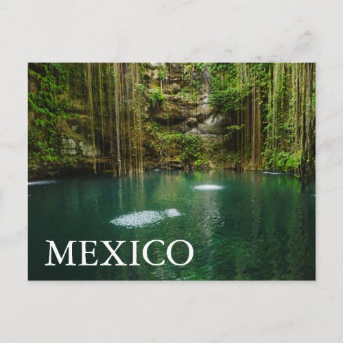 Mexico Yucatan Scenic Lake Postcard