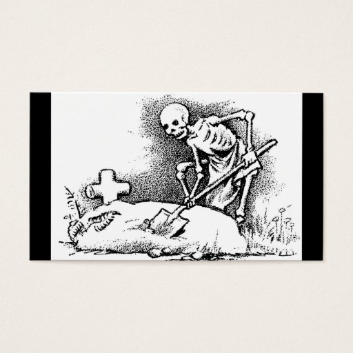 Customizable Mexico's "Day of the Dead" circa 1949 Business Card Template