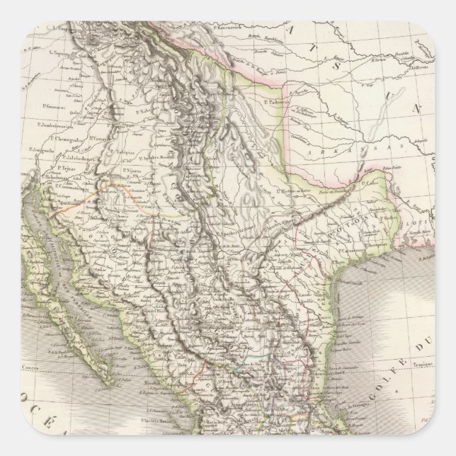 Mexique - Mexico Square Sticker (Front)