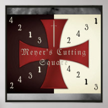Meyer's Cutting Square — Templar Cross