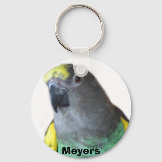 Meyers Parrot Keychain (Front)