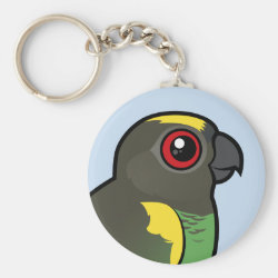 Birdorable Meyer's Parrot Basic Button Keychain