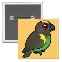 Birdorable Meyer's Parrot Square Button