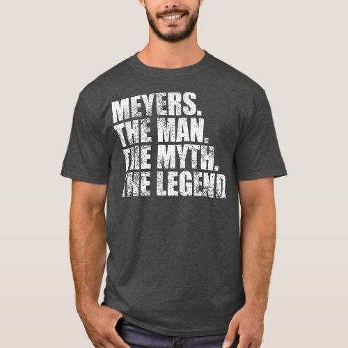 MeyersMeyers Family name Meyers last Name Meyers S T_Shirt