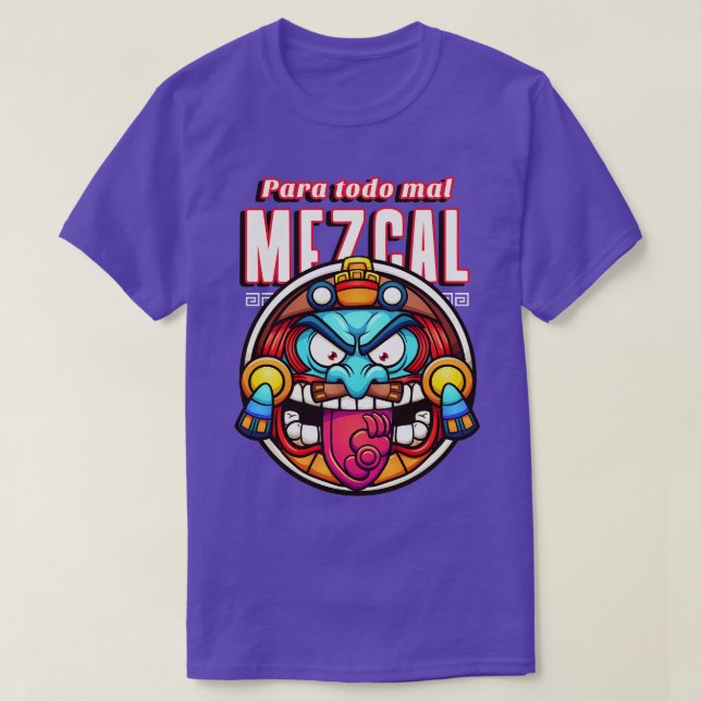 Mezcal Mexico Mexican Mexicano Aztec T-Shirt (Design Front)