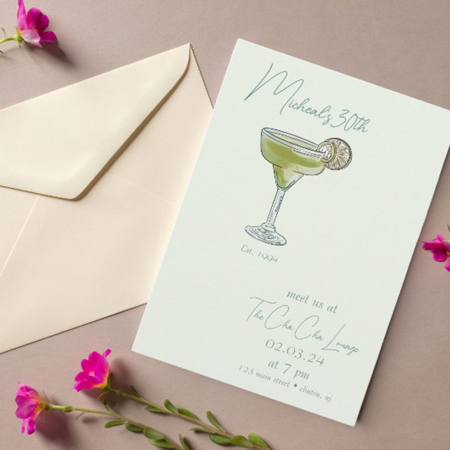 Mezcal Taco Night Birthday Invitation   (Creator Uploaded)
