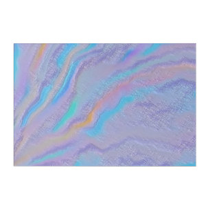 Mezmerizing Iridescent Stone Acrylic Print
