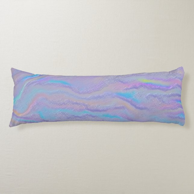 Mezmerizing Iridescent Stone Body Pillow (Front)
